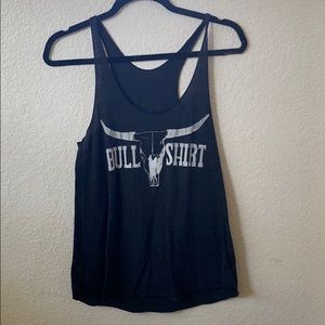 Bull Shirt Tank Top
